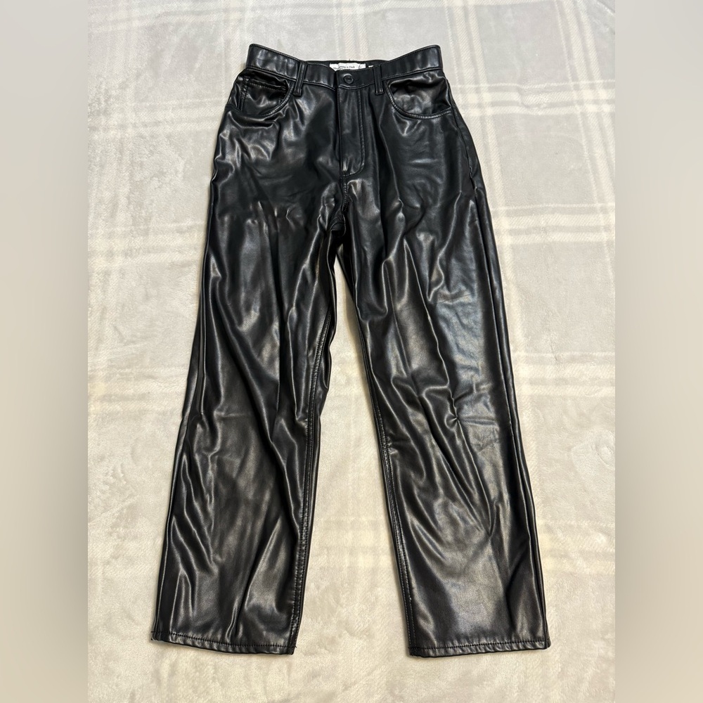 Abercrombie vegan leather pants